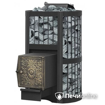 Дровяная банная печь Везувий Ураган Стандарт 28 (ДТ-4) в Клине